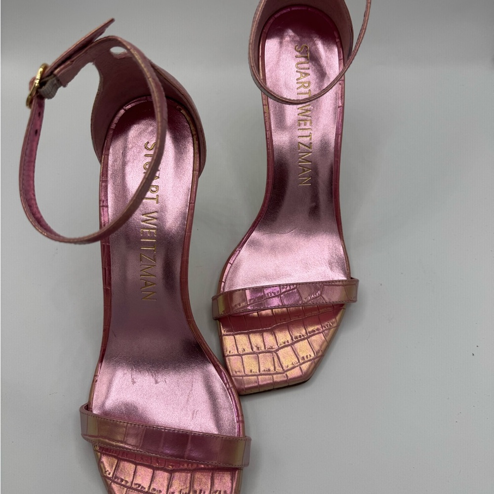 Stuart Weitzman Pink Stiletto Heels